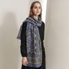 Bufanda Elegante de Algodón y Lino Vintage Regalo Sorpresa para el Día de la Madre Diseño Femenino Sentido de la Moda Personalidad Moda Chal Exterior