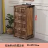 Promoção de Liquidação Armário de Cabeceira de Madeira Maciça, Armário de Armazenamento com Fechadura, Armário de Armazenamento para Sala de Estar, Armário com Gaveta Vintage Sem Instalação, Móveis de Quarto Estilo Americano