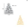 Molde de Silicona, Yeso, Resina para Manualidades, Pegamento, Árbol de Pascua, Navidad, Conejo, Ovalado, Rayas, Bandeja, Portavelas