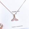 S925 Sterling Silver Fantasy Fishtail Colar Mulheres Light Luxury Niche Design Style ins High-end Clavícula Cadeia Presente de Aniversário