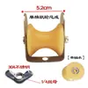 Accesorios para Soporte de Caña de Pescar Larga Polea Suave de Oxford con Rodamiento Cabezal de Soporte de Rueda Suave para Caña de Pescar Piezas de Accesorios de Pesca