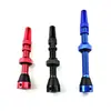 Juego de 2 con 2 Herramientas, Válvula de Vacío para Bicicleta para Prevenir el Flujo de Retorno del Líquido del Neumático, Válvula de Neumático CNC