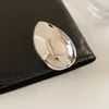 Broche de Metal Brillante con Forma de Lágrima Larga Europea y Americana Pin de Moda Exagerado Simple Transfronterizo Accesorio de Pecho de Lujo Ligero de Alta Gama