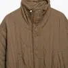 Ins ropa de mujer al por mayor estilo europeo y americano transfronterizo colección de otoño 2026 nueva chaqueta de algodón elegante con cuello alto 6318275