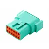 DTM04-12PC Conector de coche Chi conector impermeable terminal de empalme macho y hembra enchufe de inserción de arnés