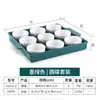 Conjunto Criativo de Louça de Melamina com Nove Compartimentos para Hot Pot Comercial e Pratos de Acompanhamento para Churrasco, Pratos de Lanche e Bandeja Dividida