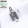 Colgante de letra pequeña estilo Chanel con perla Dai Guo Accesorios para joyería DIY Cobre electrochapado Cristal Accesorios de piedra natural