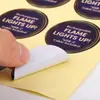 Pegatinas autoadhesivas de papel sintético, etiquetas impresas, etiquetas autoadhesivas de doble cara, pegatinas plegables impresas por ambas caras, hechas a medida