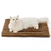 Cama para Gato de Novo Estilo Simples e Popular Transfronteiriça, Tapete Quente para Pet de Pelo de Coelho, Universal para Gatos e Cachorros, Venda Direta do Fabricante, em Estoque