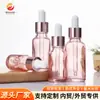 Botella de Esencia Rosa Cabeza de Goma Selladora Gotero Botella Esencia Embotellada Cosméticos de Viaje Botella Vacía Venta al por Mayor