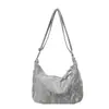 Bolsa de Ombro Feminina Estilo Western de Grande Capacidade 2024 Nova Casual Simples Bolsa Transversal Fashionável para o Dia a Dia Versátil Bolsa de Mão