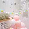 Amazon AliExpress Venda Quente Bola de Pelo Criativa Infantil Bola Decorativa Bandeira de Puxar Cortina de Bola de Pelo Bola de Chuva Faixa