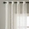 2026 Cortina Romántica Floral de Encaje de Lujo Ligero Estilo Americano Estilo Ins para Sala de Estar, Dormitorio, Balcón, Pantalla de Ventana Transparente