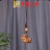 Sándalo Tallado Zodiaco Caballo Cadena para Teléfono Colgante Yiming Xianyuan Llave Madera Maciza Tallada Caballo Llavero Colgante para Coche