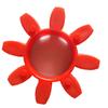 Amortiguador de cojín de acoplamiento estrella importado GR, absorción de impactos, caucho de flor de ciruelo, cojín elástico octagonal, cojín de diez ángulos GR-42-38