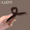 Novo Presilha de Garra de Alta Qualidade 2025 para Mulheres, Presilha Grande de Tubarão para a Parte de Trás da Cabeça, Elegante Presilha de Cabelo com Strass, Grampo de Cabelo, Acessório de Cabelo