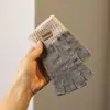 Guantes de Invierno de Cinco Dedos Cálidos Tejidos para Hombres y Mujeres, Compatibles con Pantalla Táctil, Forrados de Felpa, Engrosados, Guantes de Pareja para Ciclismo, Lindos Guantes de Invierno para Mujeres