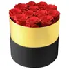 Cubo Abrazador Rosa Eterna Caja de Flores Navidad Día de San Valentín Regalo Transfronterizo Cubo Abrazador Redondo Flor Eterna Mayoreo