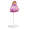 Venta al por mayor del fabricante Serie de Globos de Película de Aluminio de Dibujos Animados Lindos Bola de Remolque Varios Juguetes de Puesto Decoración de Fiesta Niños