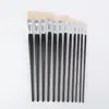 Bo Haoxuan fabricantes varilla negra varilla blanca pincel de aceite cerdas pincel acrílico juego individual pincel duro pincel de pintura