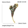 Moda coreana incrustada de diamantes All-match Broche Corsage Cardigan feminino Jaqueta Acessórios Simples Pin Grande Suéter Corsage Acessórios
