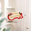Venda Direta de Fábrica Decoração de Natal Pingente Realista de Papai Noel Ornamento Pendurado em PC Decoração de Árvore de Natal Artigos de Decoração para Atmosfera de Feriado