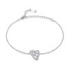 Nuevo Producto Transfronterizo Pulsera Europea y Americana de Plata Esterlina 925 con Zirconias Ins Nicho Dijia Adornos de Mano Popular en Amazon Joyería de Plata al por Mayor