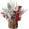 Amazon Explosions Árvore de Natal para Desktop Decorações de Natal Enfeites para Casa Árvore Simulada com Tronco de Casca de PE Agora
