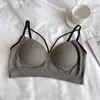 Verano Spice Girls Tirante Espalda Descubierta Chaleco Cinturón Almohadilla para el Pecho Envoltura Corta para el Pecho Sexy Cuello en V Grito en el Pecho Tubo Inferior Grande Ropa Interior