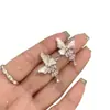 Pendientes de Borla con Forma de Gota de Agua y Mariposa de Lujo Ligero Estilo Francés para Mujer, Diseño de Nicho Ins, Pendientes de Gama Alta, Nuevos Accesorios para el Oído de Verano