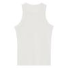 Camisola informal de estilo americano modal para mujer, nueva prenda de primavera y verano, con exterior interior ajustado, base adelgazante, sin mangas.