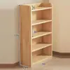 Estantería de almacenamiento de madera maciza para sala de estar, estantería infantil integrada simple, estantería de varios niveles para el hogar para dormitorio y jardín de infantes, modelo nuevo
