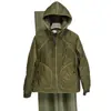 CP Cross-Border COMPANY Chaqueta Ligera Acolchada con Capucha Acolchada Unisex Minimalista Ropa de Trabajo Funcional