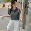 Shorts Casuales Blancos de Encaje Dulce Estilo Coreano para Mujer Verano Elásticos Cintura Alta Sueltos Adelgazantes Línea A Pierna Ancha Pantalones Cortos Hot Pants para Mujer