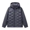 Jaqueta de Penas para Homens e Mulheres, Moda Casual Tendência de Inverno para Casais, Jaqueta Acolchoada Quente com Capuz para Esportes ao Ar Livre