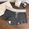 Ropa interior de algodón de fibra larga de Xinjiang para mujer, algodón para otoño e invierno, entrepierna de algodón antibacteriano 7A, calzoncillos de cintura alta con abertura lateral para mujer