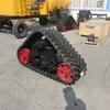 Colheitadeira Agrícola Triângulo Esteira Chassis Skid Loader Retrofit Rolo Espessado Chassi Hidráulico
