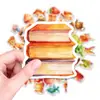 50 Peças de Adesivos para Diário de Aquarela, Comida, Animais, Frutas, Adesivos Decorativos Fofos, Adesivos Criativos DIY, Atacado Transfronteiriço