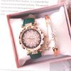 Set de reloj para mujer TikTok reloj WeChat drenaje traje de dos piezas de reloj relojes de pulsera