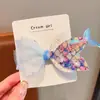 Pinza para el pelo de cola de sirena mágica para niños, diadema, tendón de goma para bebé, diadema de princesa linda para niña, accesorios para el pelo, cabeza de bola