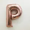 Globos de Letras de 32 pulgadas en Dorado, Plateado, Oro Rosa, Alfabeto Inglés A-Z Globo de Papel de Aluminio Decoración, Venta al por Mayor de Globos Transfronteriza