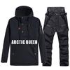 Nuevo traje de esquí de snowboard para hombres y mujeres, traje de invierno cálido y grueso, traje de esquí de estilo coreano, traje doble