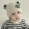 Gorro de Lana de Dibujos Animados para Bebé de Otoño e Invierno Gorro de Punto para Niños Protección para los Oídos Niños y Niñas Cálido Resistente al Viento Gorro de Invierno para Bebé