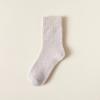 Calcetines de felpa calcetines gruesos con forro polar calcetines de media caña de felpa para mujer calcetines de toalla cálidos para hombre calcetines de algodón cálidos para otoño e invierno color sólido
