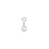 002 Estilo coreano INS diseño de nicho todo-partido accesorios colgantes cuentas redondas perla natural estrella de mar plata de ley S925 textura