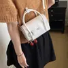 Bolsa de mão pequena super popular para mulheres, nova moda primavera 2026, bolsa de ombro versátil, bolsa quadrada pequena transversal