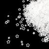 Lantejoulas Foscas Frescas e Transparentes em Formato de Flores de Ameixeira e Estrelas de Cinco Pontas, Adesivos Epóxi para Maquiagem dos Olhos, Materiais DIY para Arte de Unhas