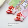 Acessórios de Resina DIY Desenho Animado Gatinho Maçã Artesanal Cola Cremosa Grampo de Cabelo Pingente para Capa de Celular Fivela de Sapato Acessórios de Joias