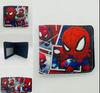 Série Super Hero Short 20% Fold Carteira Adolescente Masculino Simples Bolsa de Moedas Cartão Bolsa Carteira