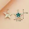 Accesorios de Joyería DIY de Fábrica Estrella de Cinco Puntas Corazón Aleación Pedrería Colgante Encanto Pendiente Collar Accesorios Llavero
